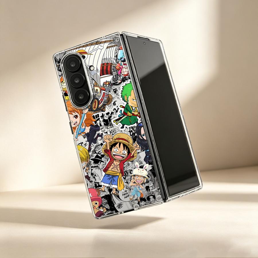 Phone Cases Z Fold 4 - Coque transparente souple pour Samsung Galaxy
