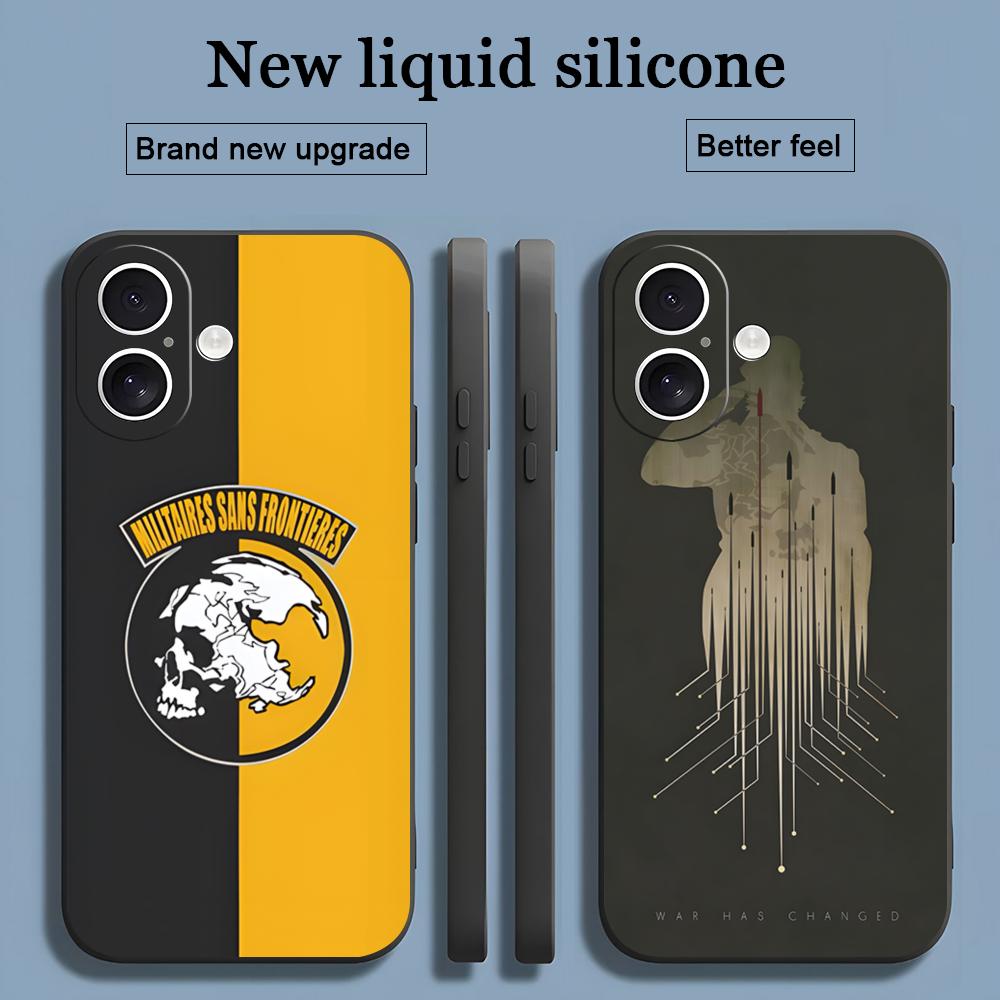 Phone Cases Metal - Coque de téléphone antichoc souple noire