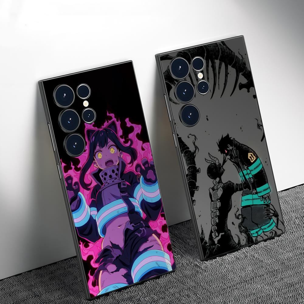 Phone Cases Galaxy S25 - Coque de téléphone Anime F-Fire Force,