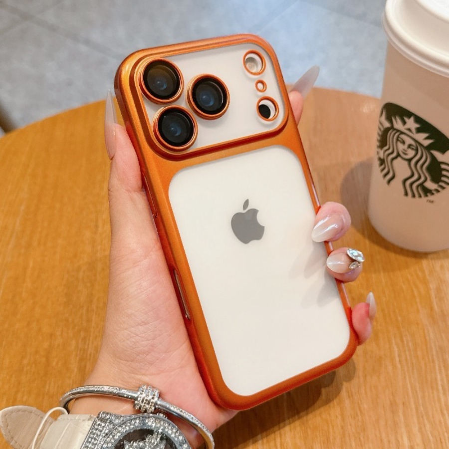 Phone Cases Expensive - Étui de luxe mat transparent électroplaqué