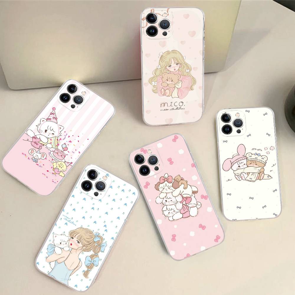 Phone Cases Personalised - Coque de téléphone personnalisée M-Mikko I-Illustrations