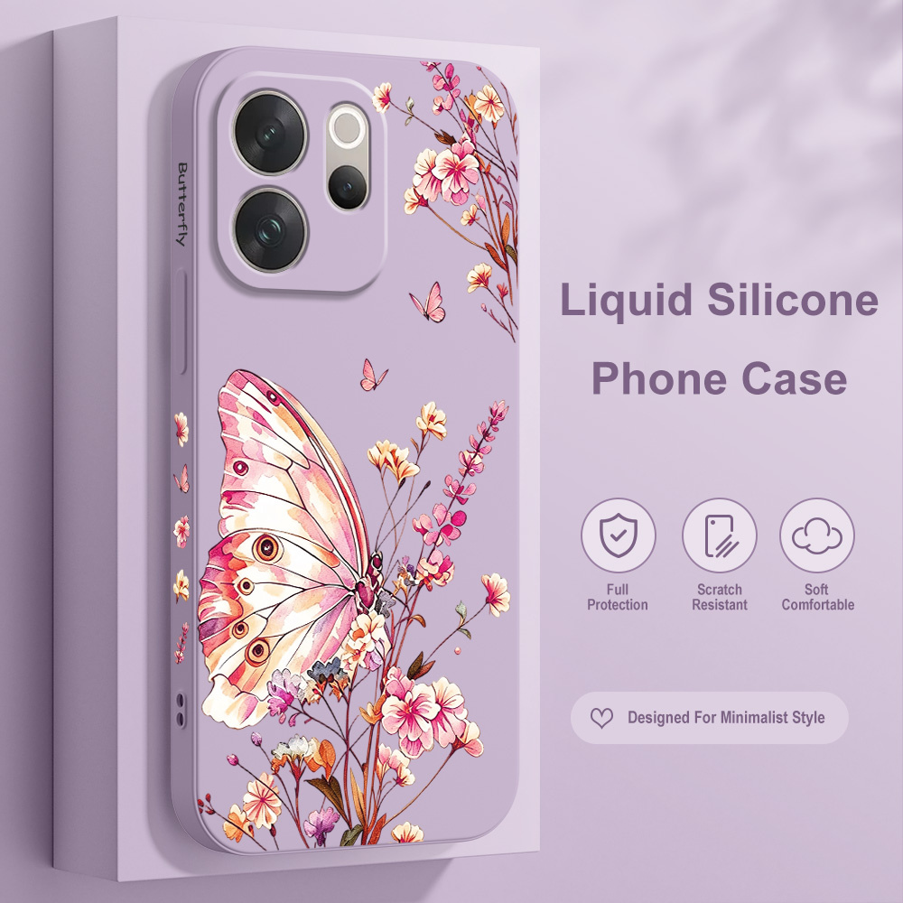 Phone Cases Vivo - Coque de téléphone Butterfly Sprig pour