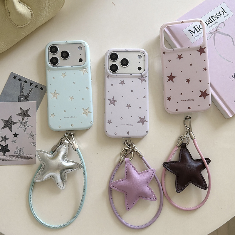 Phone Cases With Charms - Coque de téléphone coréenne mignonne motif