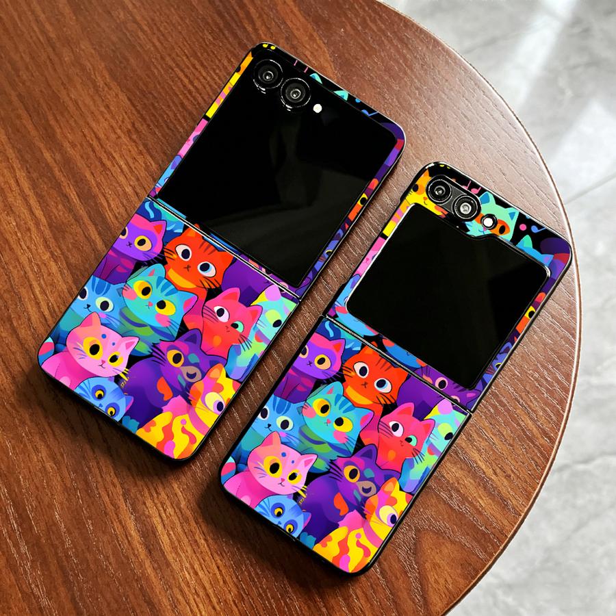 Phone Cases Z Fold 4 - Coque de téléphone intégrale motif chat
