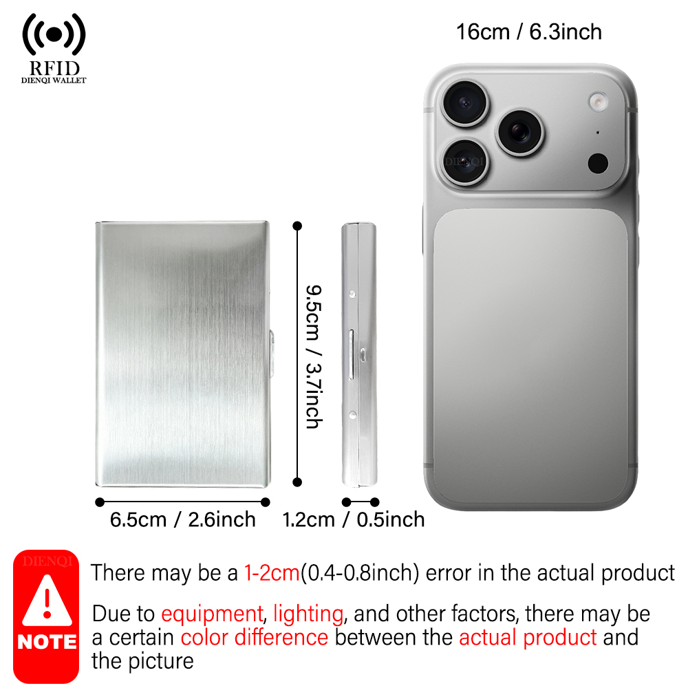 Porte-cartes RFID, portefeuill - Card Holder Slim Case avis et prix