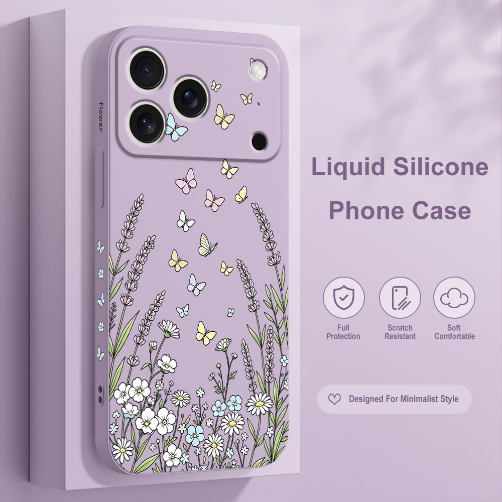 Coque de téléphone Papillon He - Silicone Liquid Case avis et prix