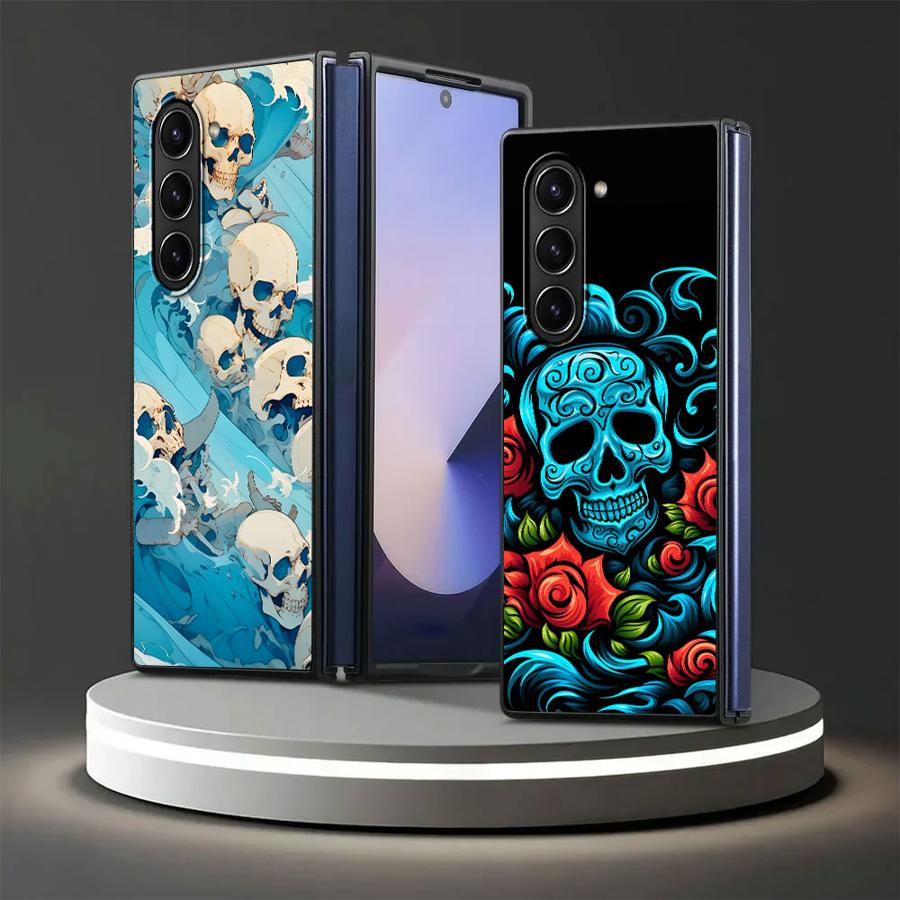 Coque d'art crâne pour Samsung - Phone Cases Z Fold 4 avis et prix