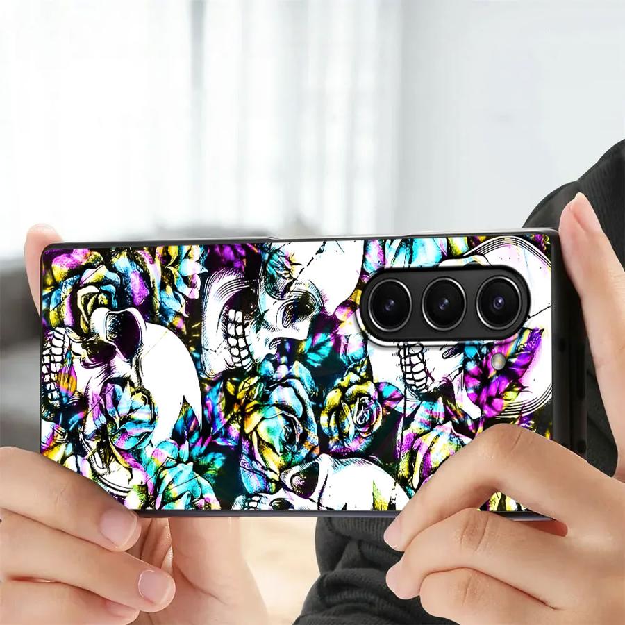 Coque d'art crâne pour Samsung - Phone Cases Z Fold 4 avis et prix