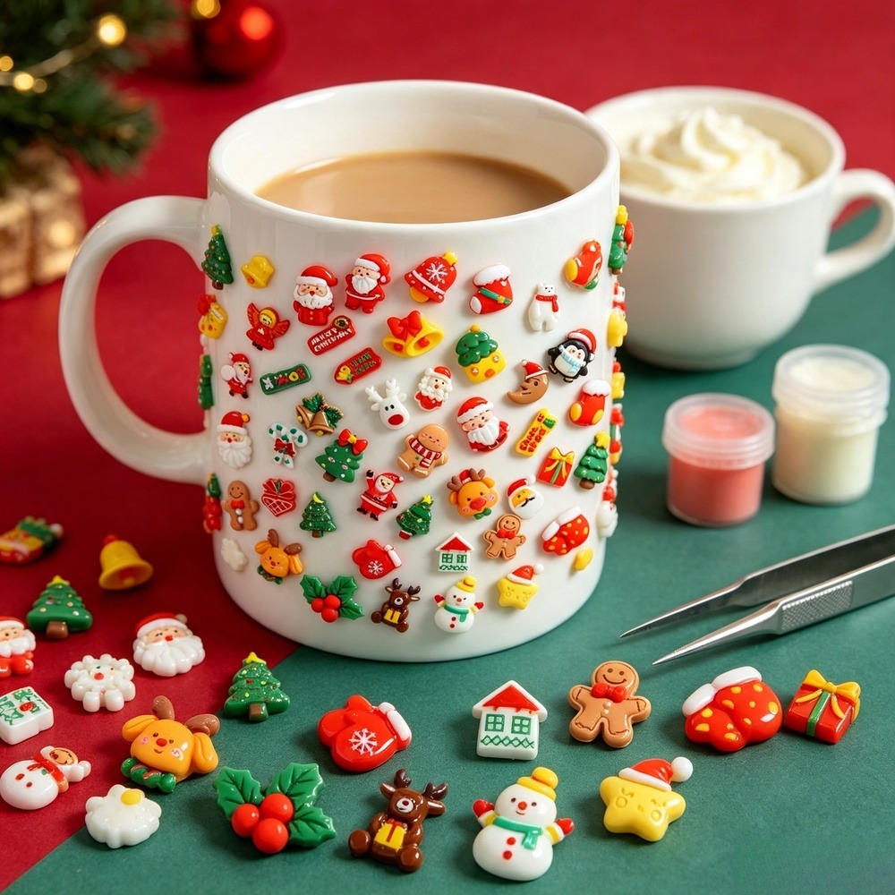 Breloques de Noël en résine à  - Phone Cases With Charms avis et prix
