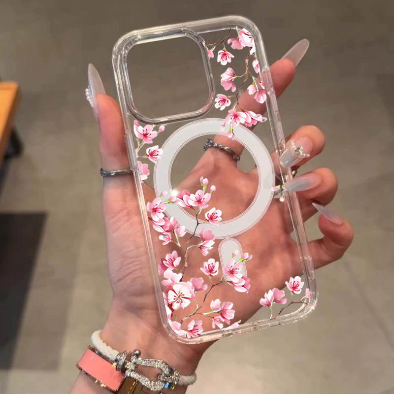 Coque de luxe rose à fleurs IN - Phone Cases Expensive avis et prix