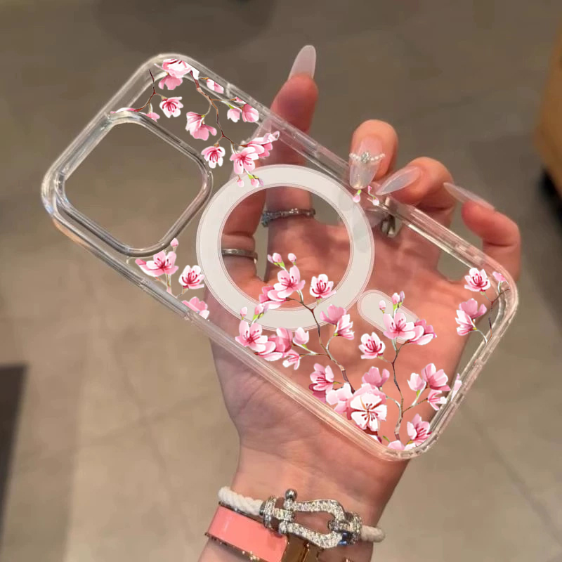 Coque de luxe rose à fleurs IN - Phone Cases Expensive avis et prix